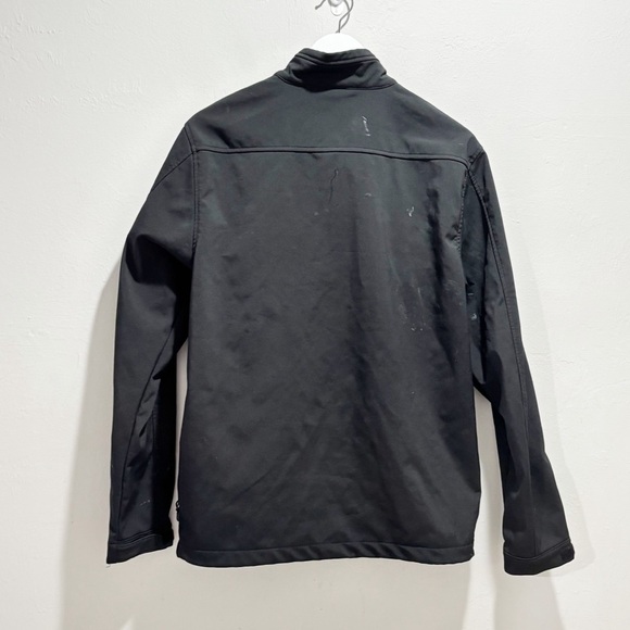 CLIQUE Men’s Black Full Zip Jacket THE PELICAN CLUB Logo Zip Pockets Size Small - Picture 2 of 9